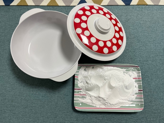 99.8%Min Purity Melamine Raw Material Powder For A5 Melamine Dinnerware Industrial Grade