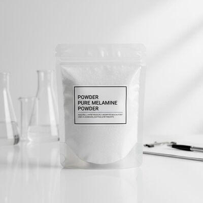 Powder Pure Melamine Powder with Negligible Vapor Pressure and Decomposes Boiling Point Used in Adhesives Coatings and Flame Retardants