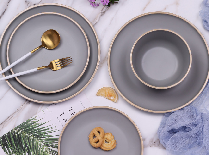 Dishwasher Safe Melamine Outdoor Dinnerware Sets Break Resistant Durable Long Lasting