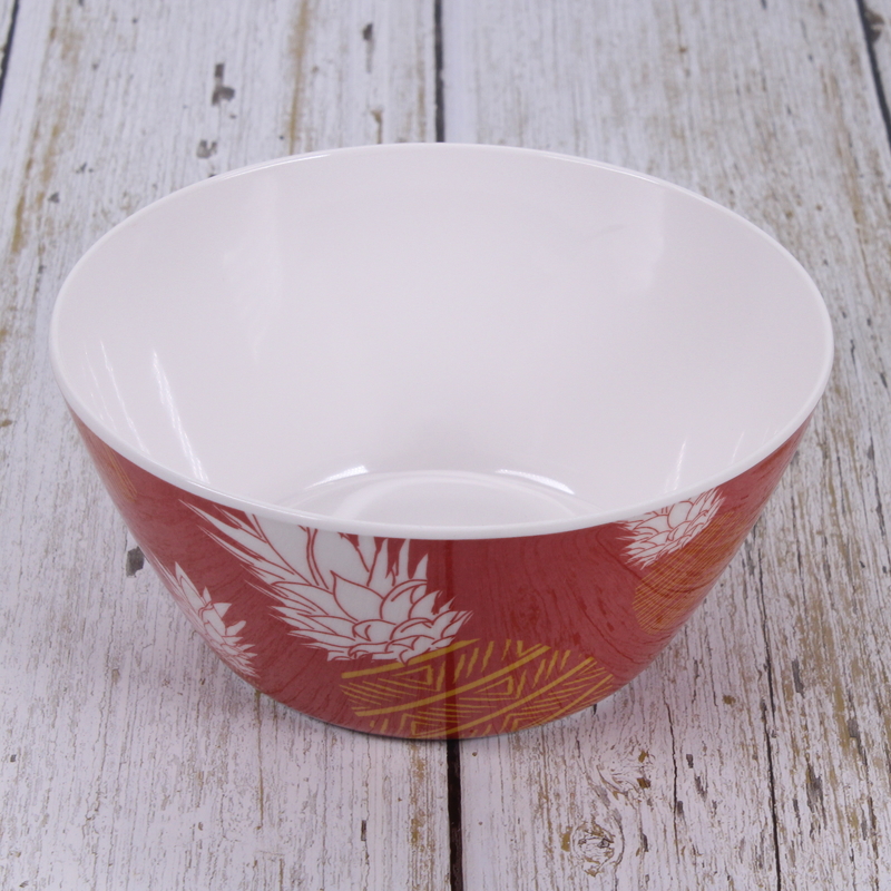3PCS Red Melamine Dinnerware Set For Camping Indoor Outdoor Use Kitchen