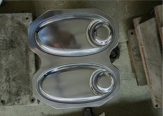 Restaurant Melamine Dinner Plates Compression Mould 5 Inch High Precision