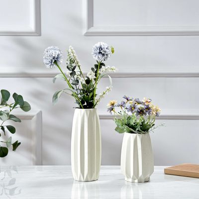 Smooth Small Ceramic Vase For Modern Table Racks Living Rooms Bathroom