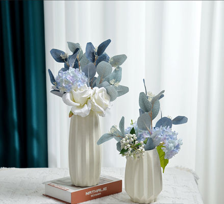 Smooth Small Ceramic Vase For Modern Table Racks Living Rooms Bathroom