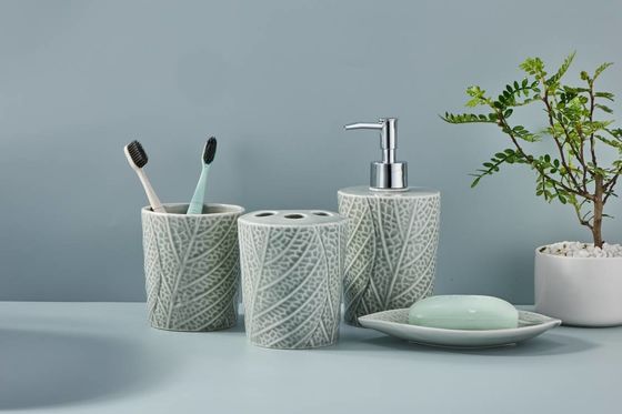 Durable Bathroom Counter Set 4pcs Hand Pump Soap Dispenser