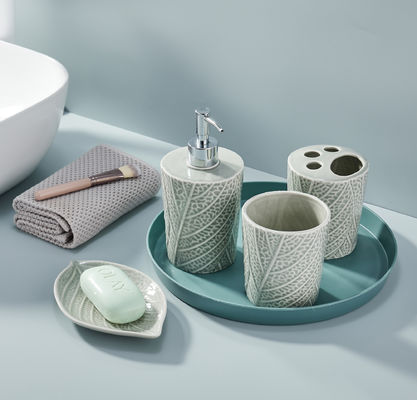 Durable Bathroom Counter Set 4pcs Hand Pump Soap Dispenser