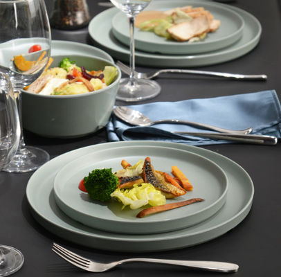 Unbreakable Melamine Tableware Set Dishwasher Safe Bpa Free Sage