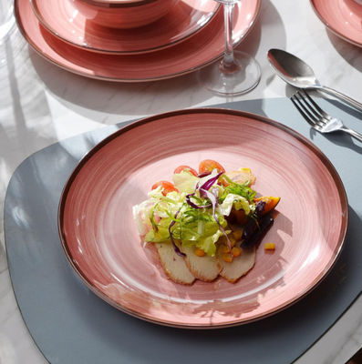 12pcs Melamine Dinnerware Set Plates And Bowls For 4