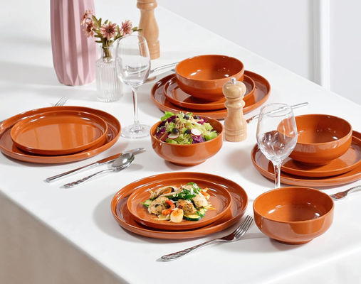 12 Pieces Microwavable Outdoor Dinnerware For 4