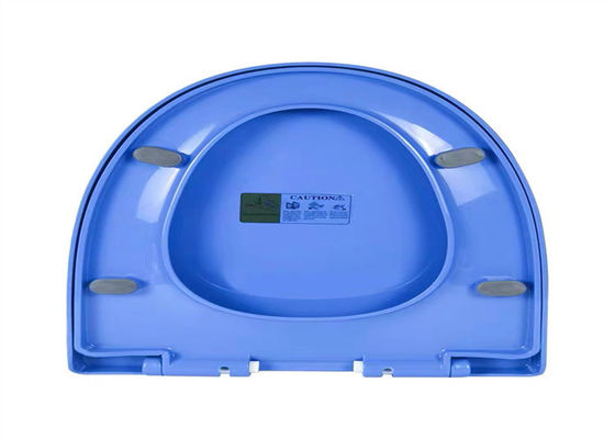 ISO Urea Formaldehyde Resin Powder Blue Plastic Toilet Lid With Granular Material