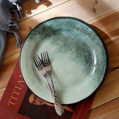 gufaith Melamine Plates, Dishes Set for 6, Melamine Dinnerware Sets 6 Pcs, Outdoor Dinner Plates, Melamine Dishes, Plate