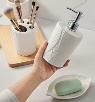 4 Pcs White Ceramic Toothbrush Holder Lead Free