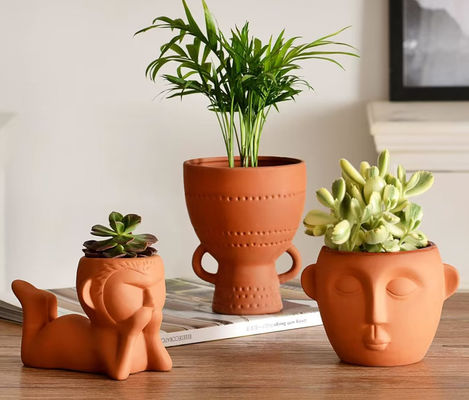 Dishwasher Safe Small Terracotta Plant Pots Heat Resistant