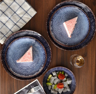 Round Melamine Tableware Set Bpa Free Chip Resistant Durable