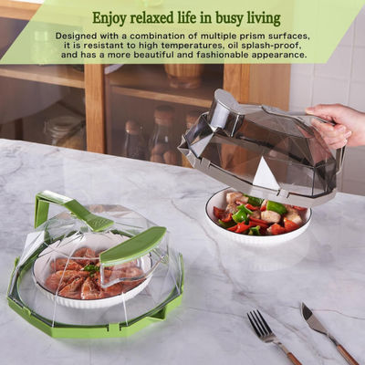 Fine Nice Microwave Splatter Cover Food Kitchen Gadgets 10 Inch With Handle