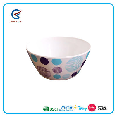 FDA Blue Melamine Dinnerware Sets With Mixing Bowl