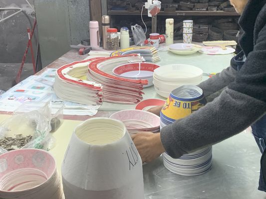 Customized Melamine Decal Paper For Different Shape Tableware