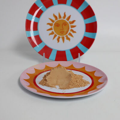 GUFAITH Brown Melamine Resin Powder High Temperature Resistant, Suitable for Use in Dinnerware and Other Applications