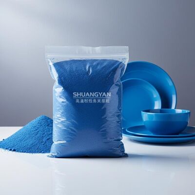 SHUANGYAN Blue  Melamine Moulding Compound Powder  High-temperature resistant Applied to tableware
